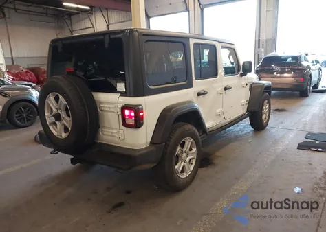 2021 Jeep Wrangler Unlimited Sport S 4X4 z USA, uszkodzony, nr VIN 1C4HJXDN4MW591936
